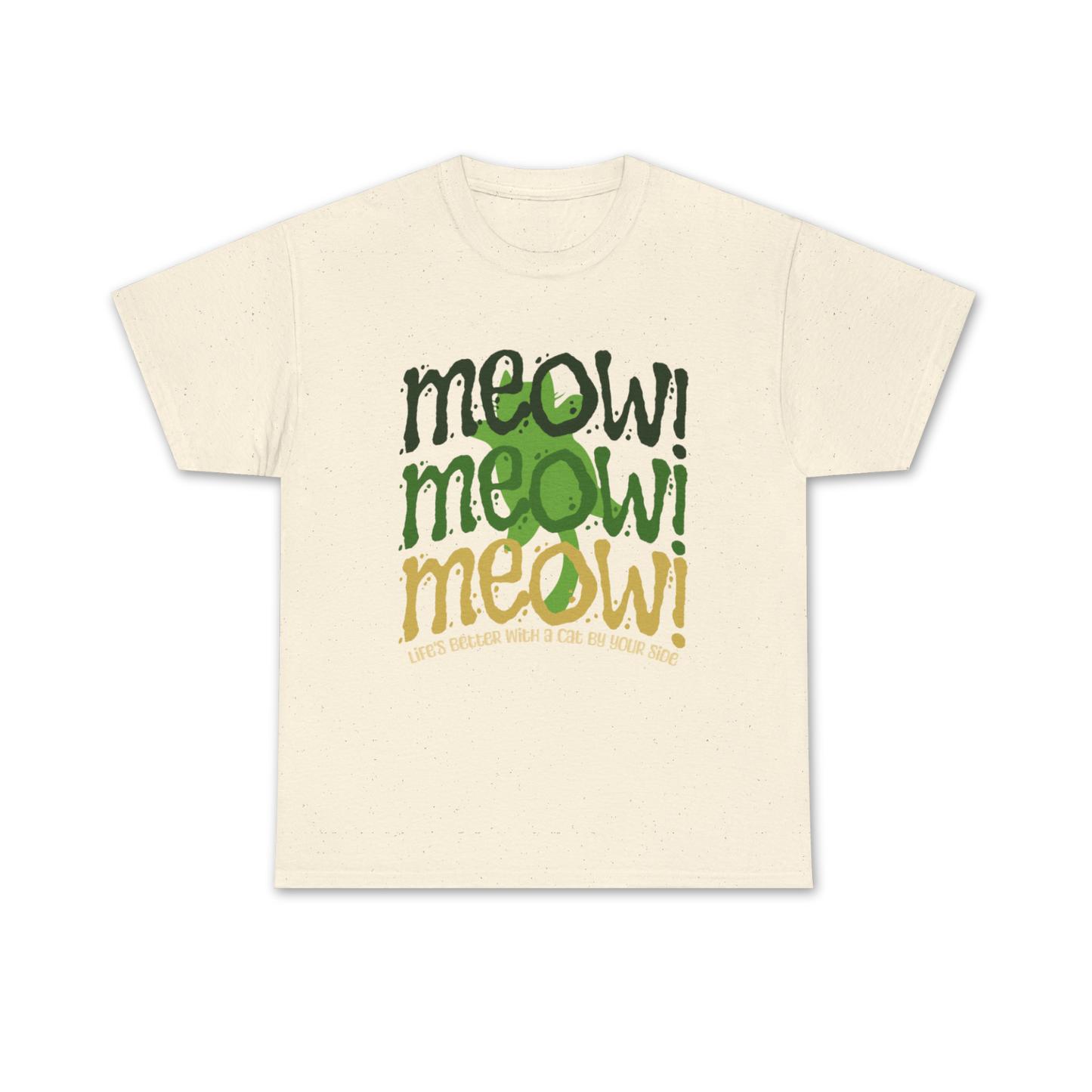 Triple Meow Tee - Regular Fit - Multi