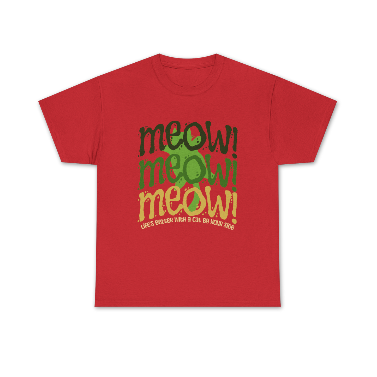 Triple Meow Tee - Regular Fit - Multi
