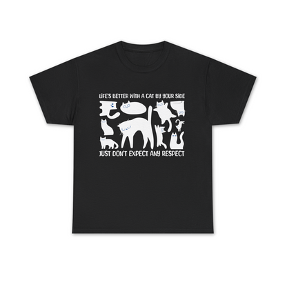 Life's Better With A Cat Tee - Regular Fit - Black Cat