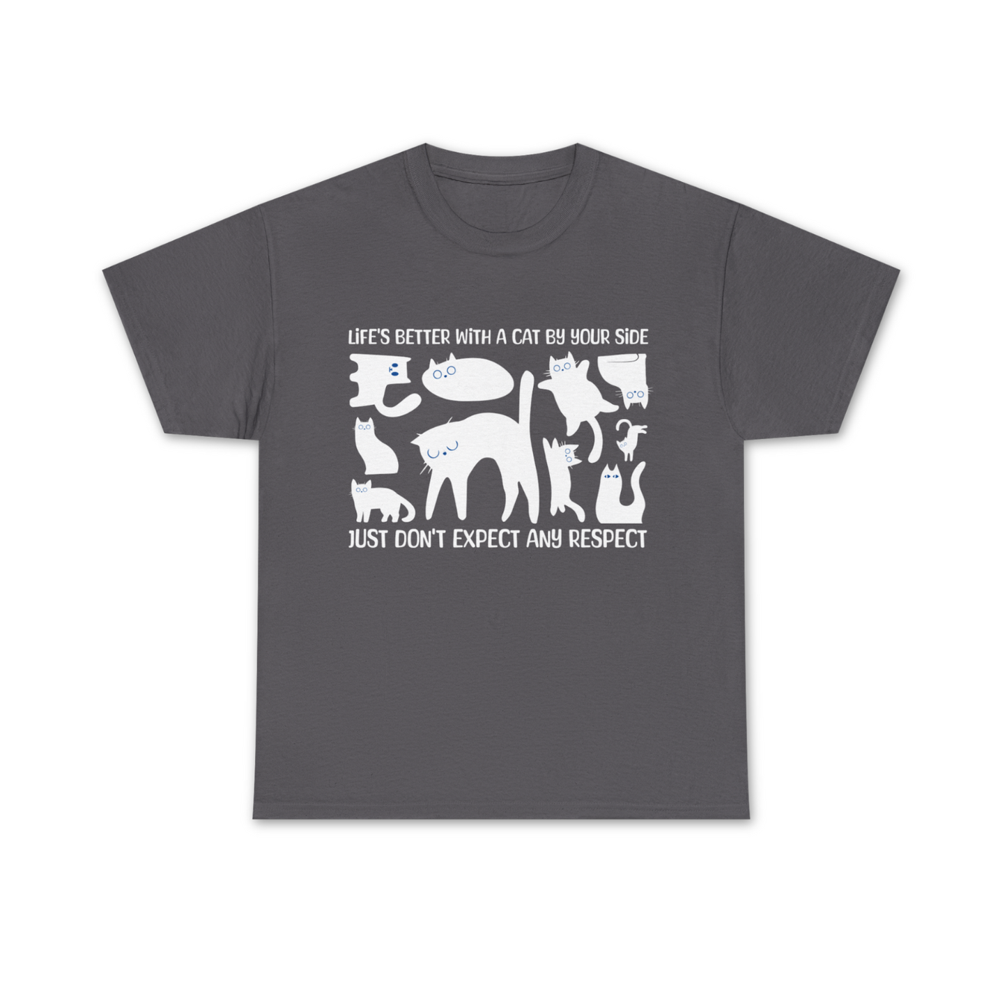 Life's Better With A Cat Tee - Regular Fit - Black Cat
