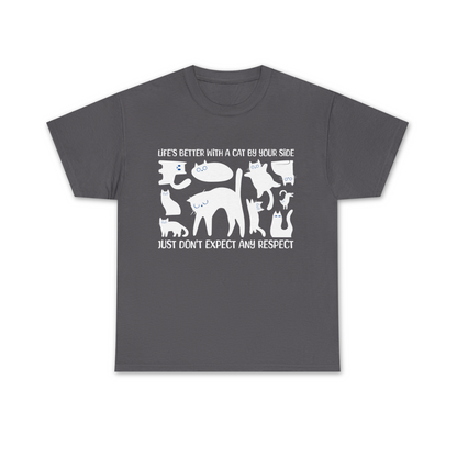 Life's Better With A Cat Tee - Regular Fit - Black Cat