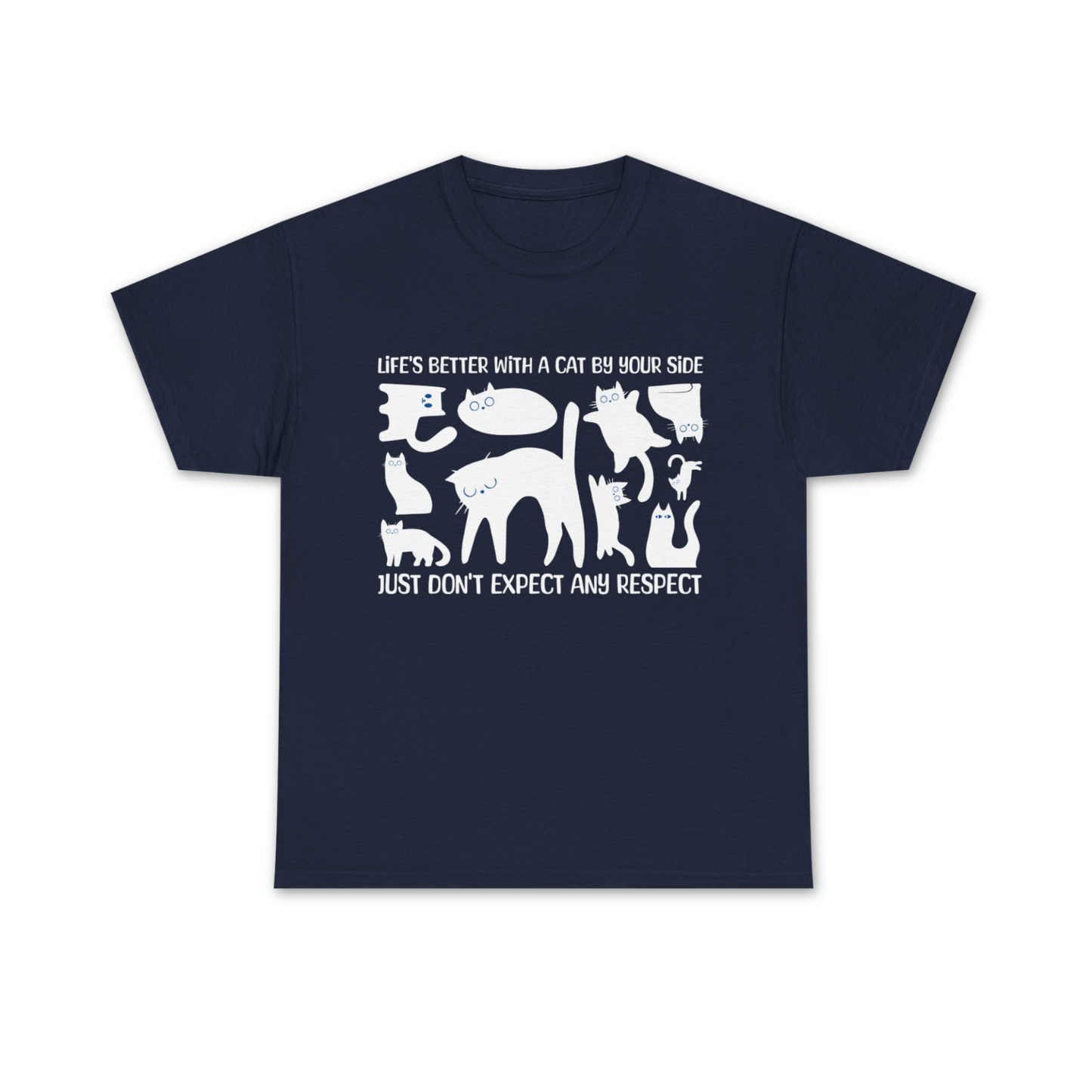 Life's Better With A Cat Tee - Regular Fit - Black Cat