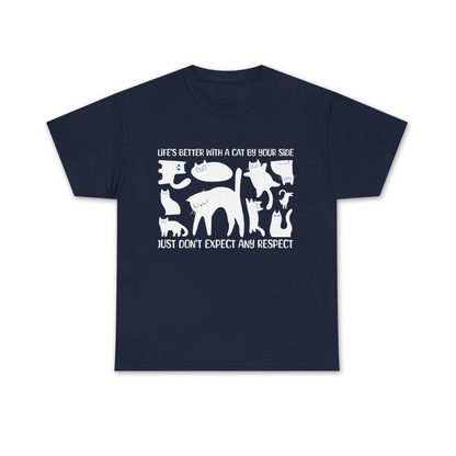 Life's Better With A Cat Tee - Regular Fit - Black Cat
