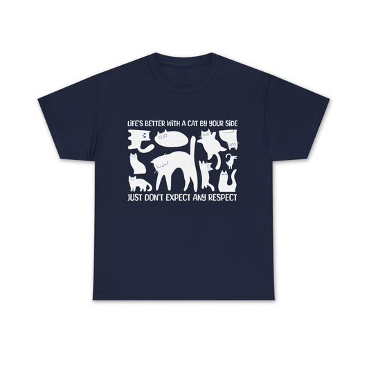 Life's Better With A Cat Tee - Regular Fit - Black Cat