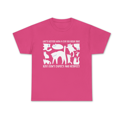 Life's Better With A Cat Tee - Regular Fit - Black Cat