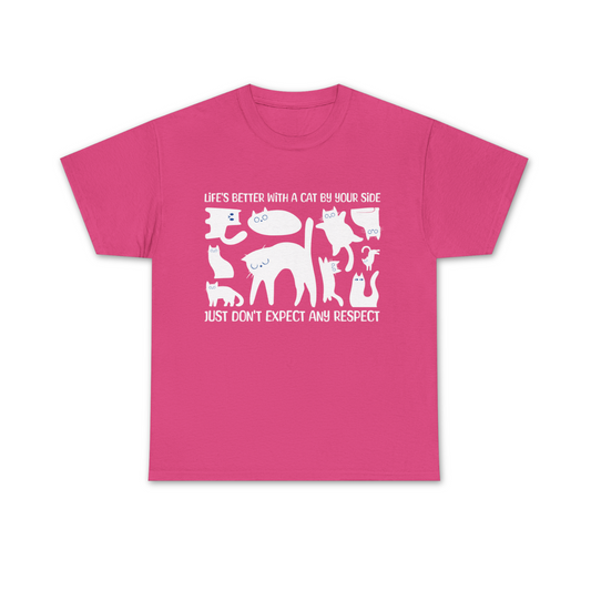 Life's Better With A Cat Tee - Regular Fit - Black Cat